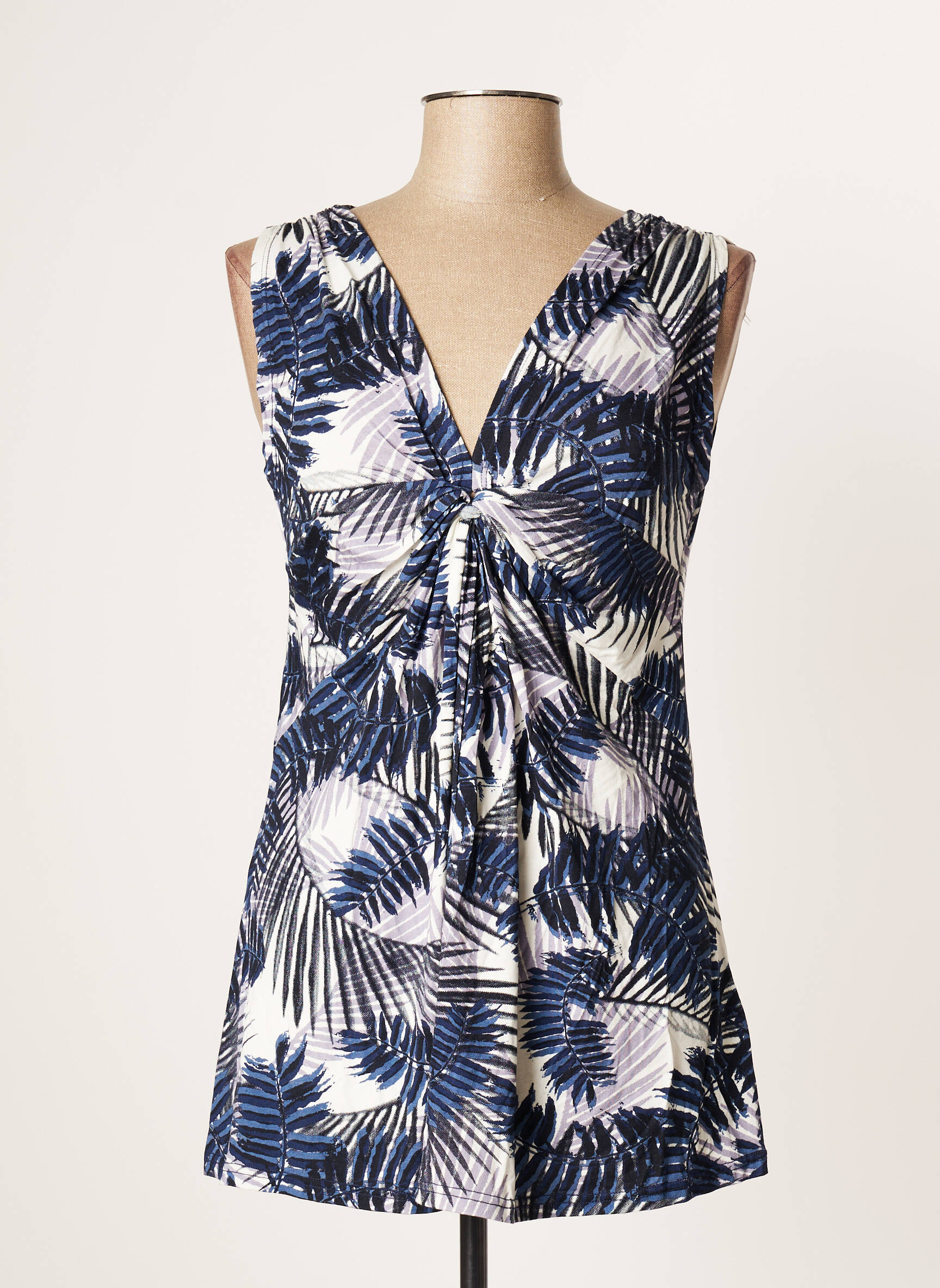 Janira Tuniquesansmanche Femme couleur bleu