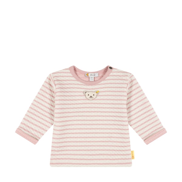 T-Shirt langarm, rosa für Mädchen