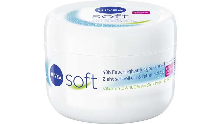 NIVEA soft Creme Erfrischende Feuchtigkeitscreme 375 ml