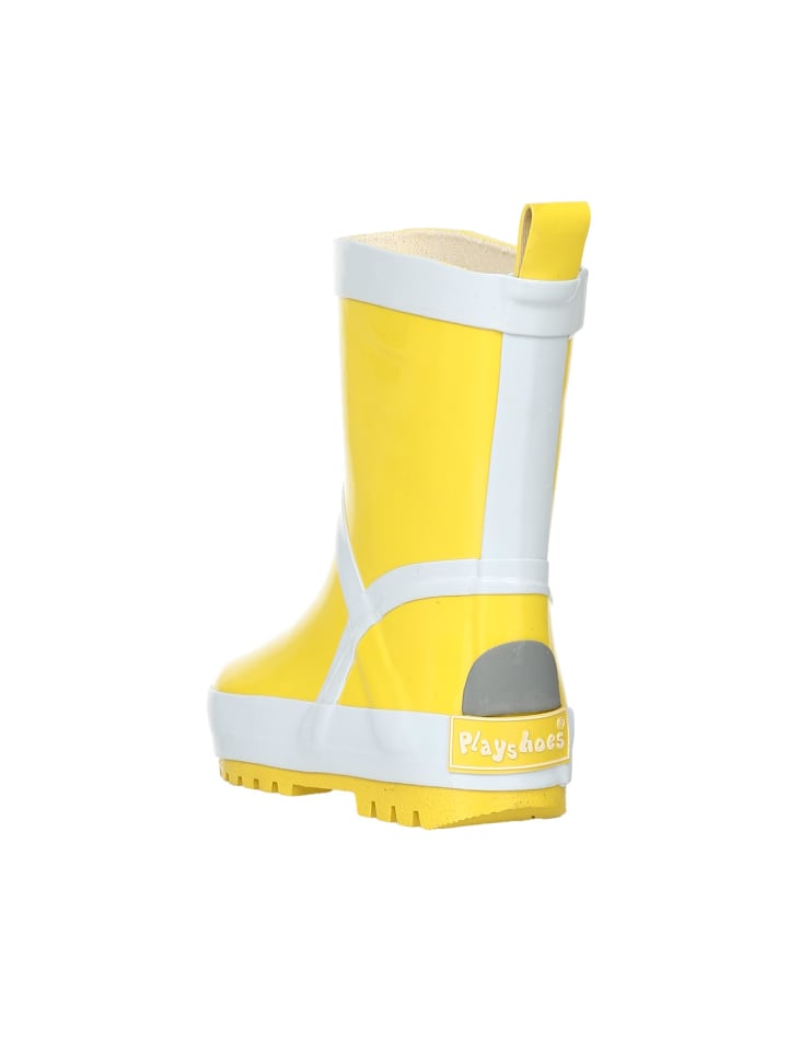 Playshoes Gummistiefel uni in Gelb günstig kaufen