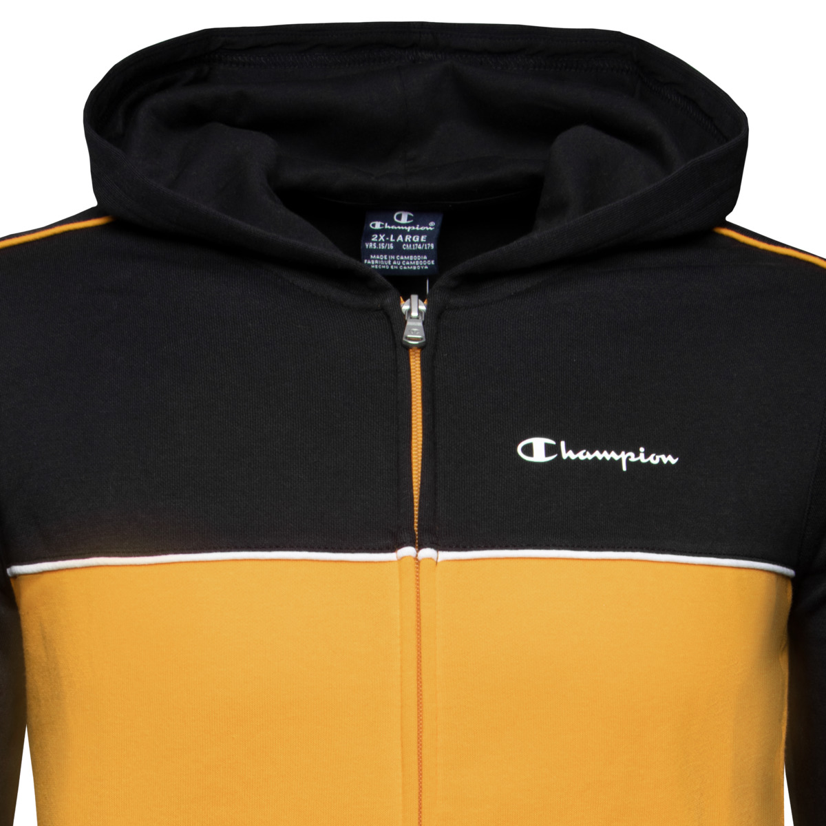 Champion Hooded Full Zip Sweatjacke schwarz