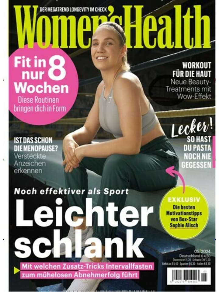 Hubert Burda Media 4 x WOMEN'S HEALTH Zeitschrift (Gutschein für Halbjahres Abo) günstig kaufen onesize