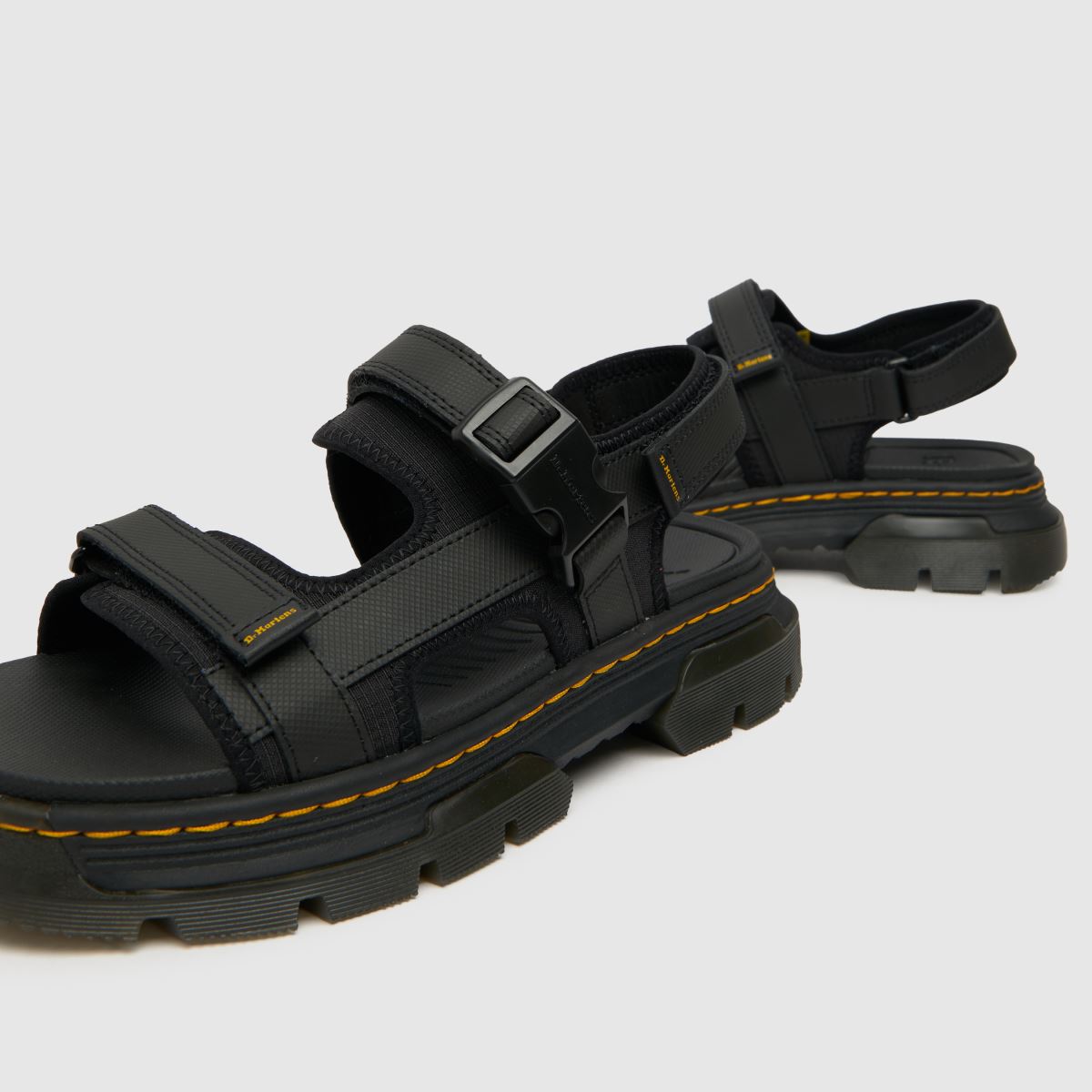 Dr. Martens Forster szandálok fekete színben