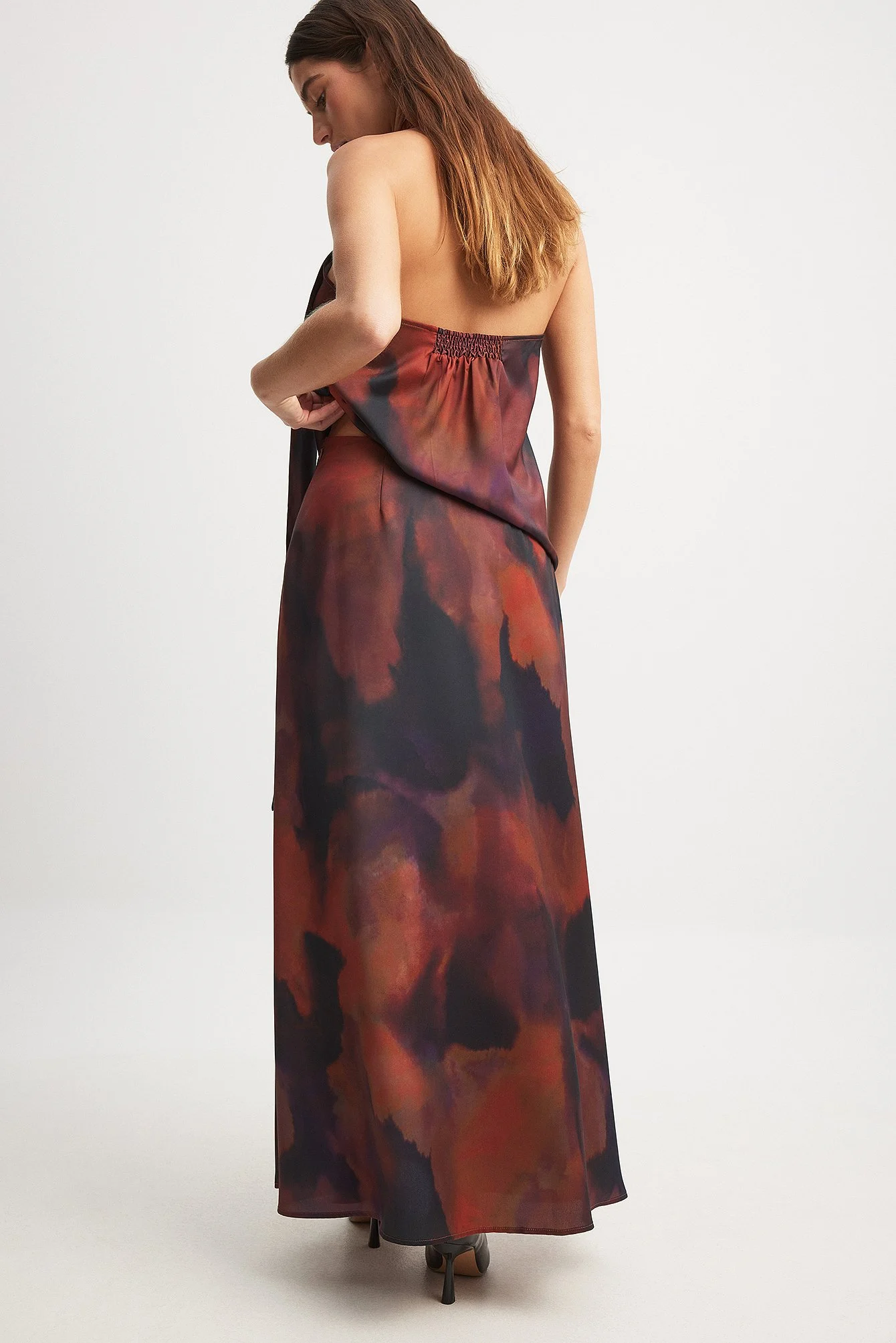 Satin-Slip Maxirock
