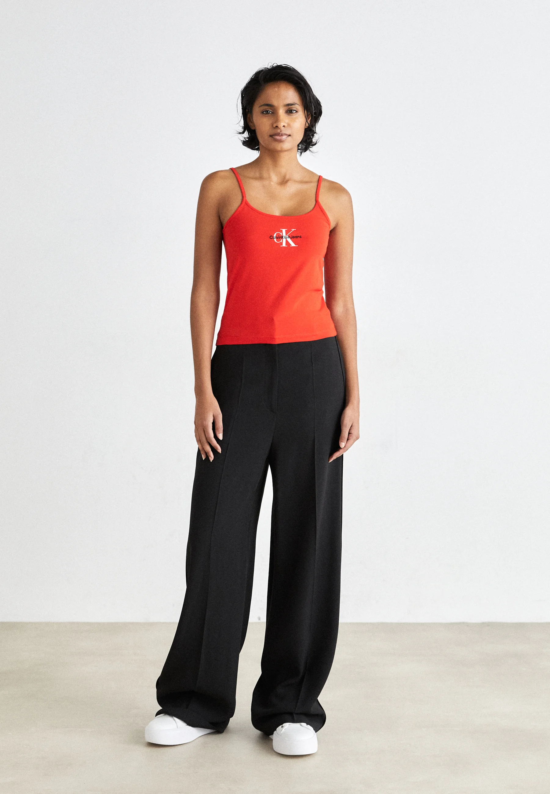 Calvin Klein Jeans MONOLOGUE STRAPPY TANK- Top