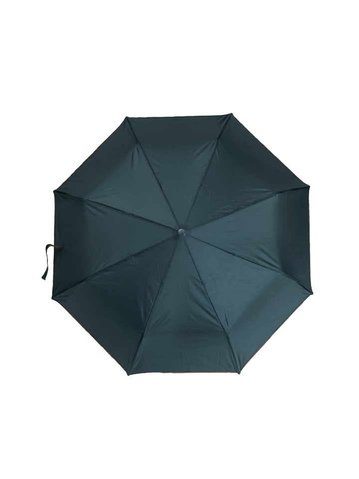 COFI 1453 Teleskop-Taschenschirm mit Schutzhülle Wasserfeste Regenschirme in Dunkelgrün günstig kaufen onesize
