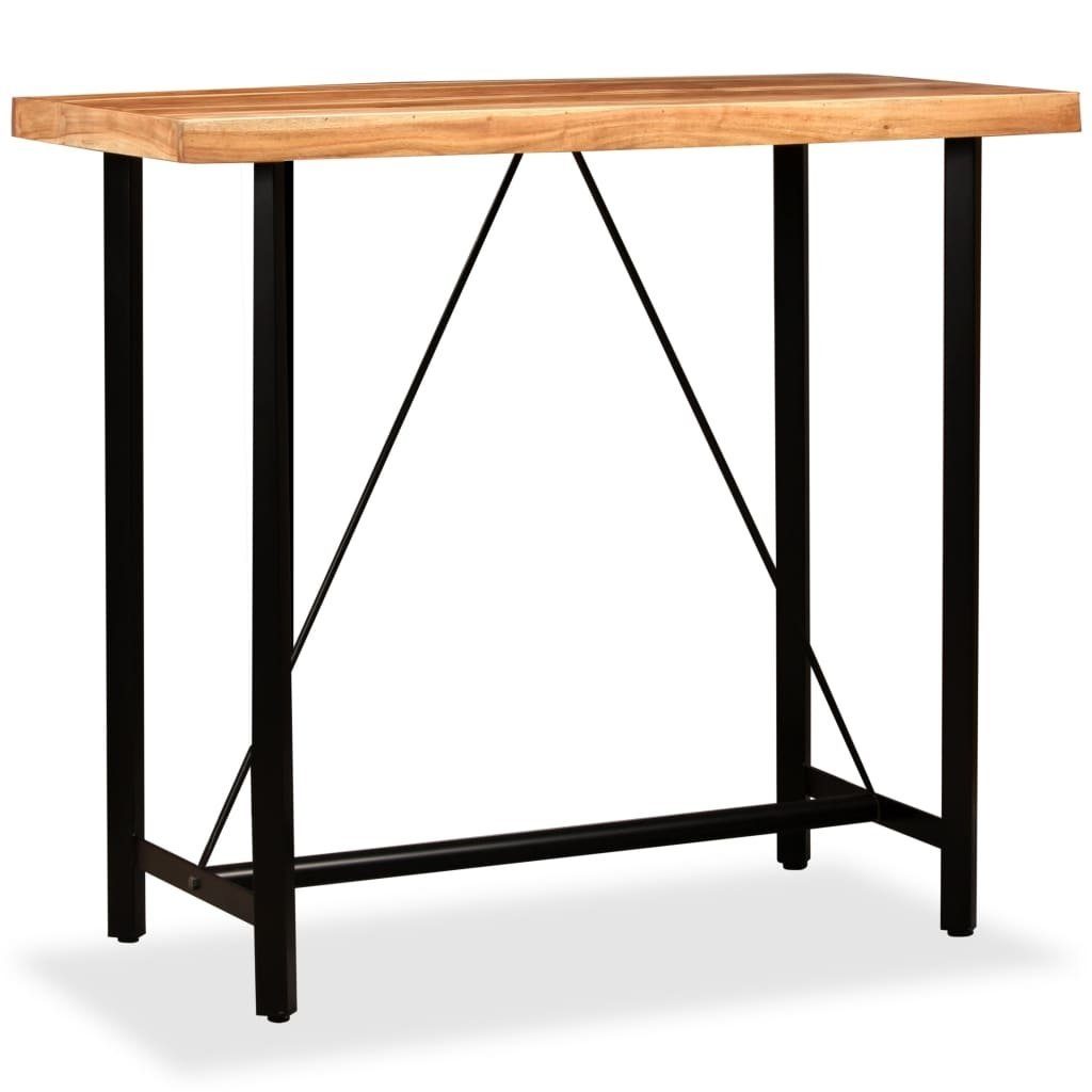 möbelando Stehtisch 295445 (LxBxH: 120x60x107 cm), aus Massivholz in Akazie
