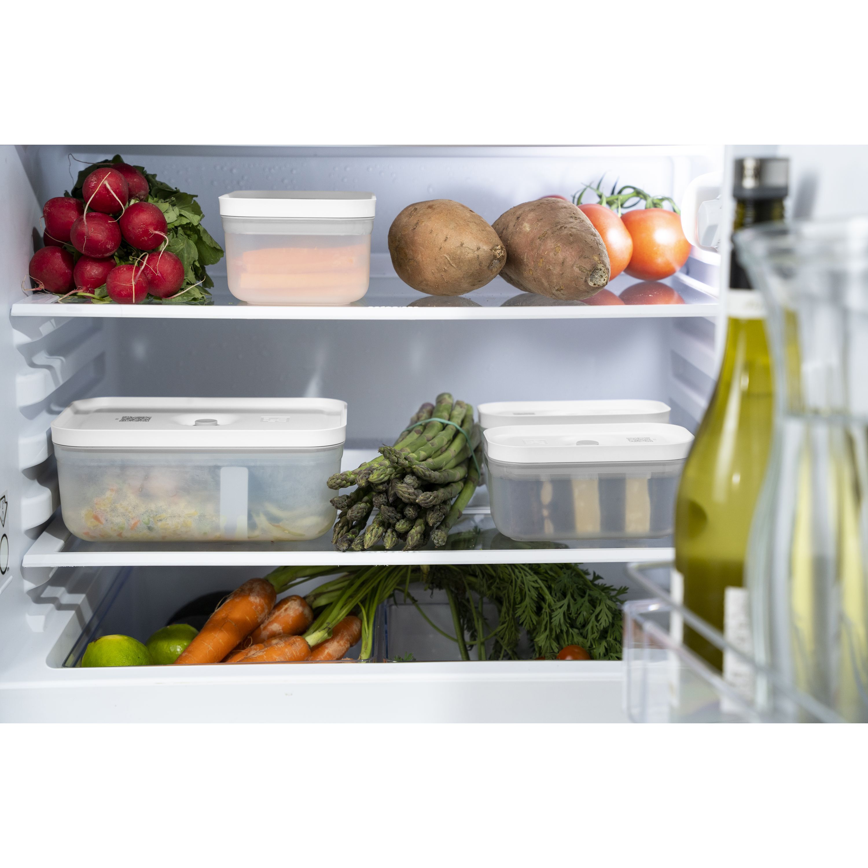 Vakuum Lunchbox L, Kunststoff, Semitransparent-Grau