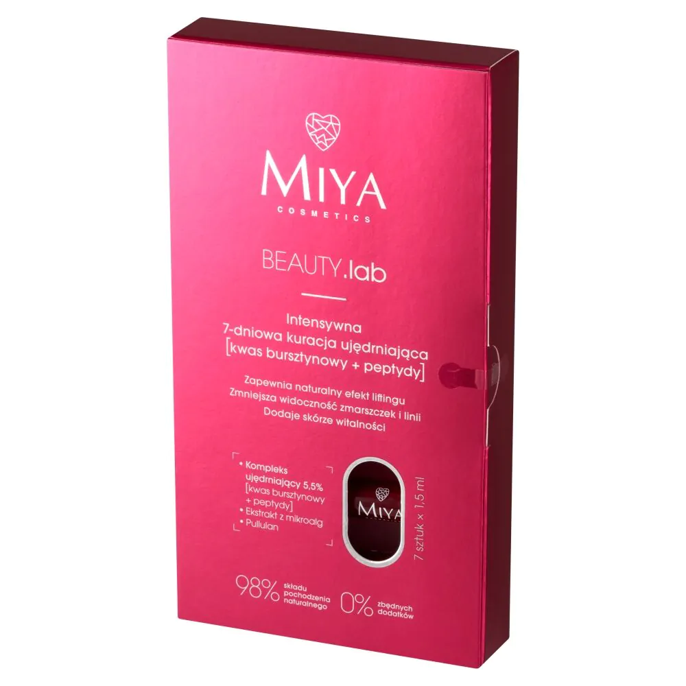 „Miya Beauty.Lab“ intensyvi 7 dienų stangrinanti naktinė procedūra [gintaro rūgštis + peptidai] 5%