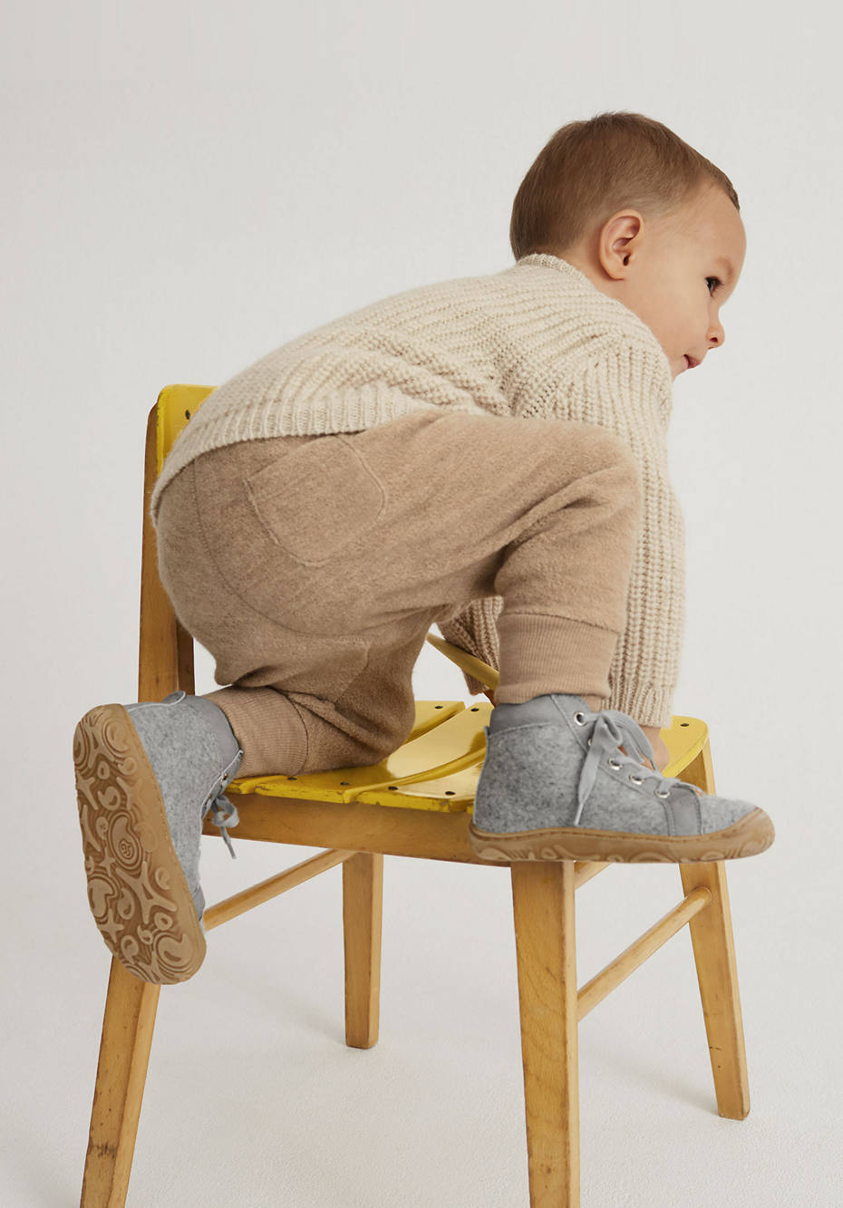 Wollfrottee-Hose aus reiner Bio-Merinowolle
