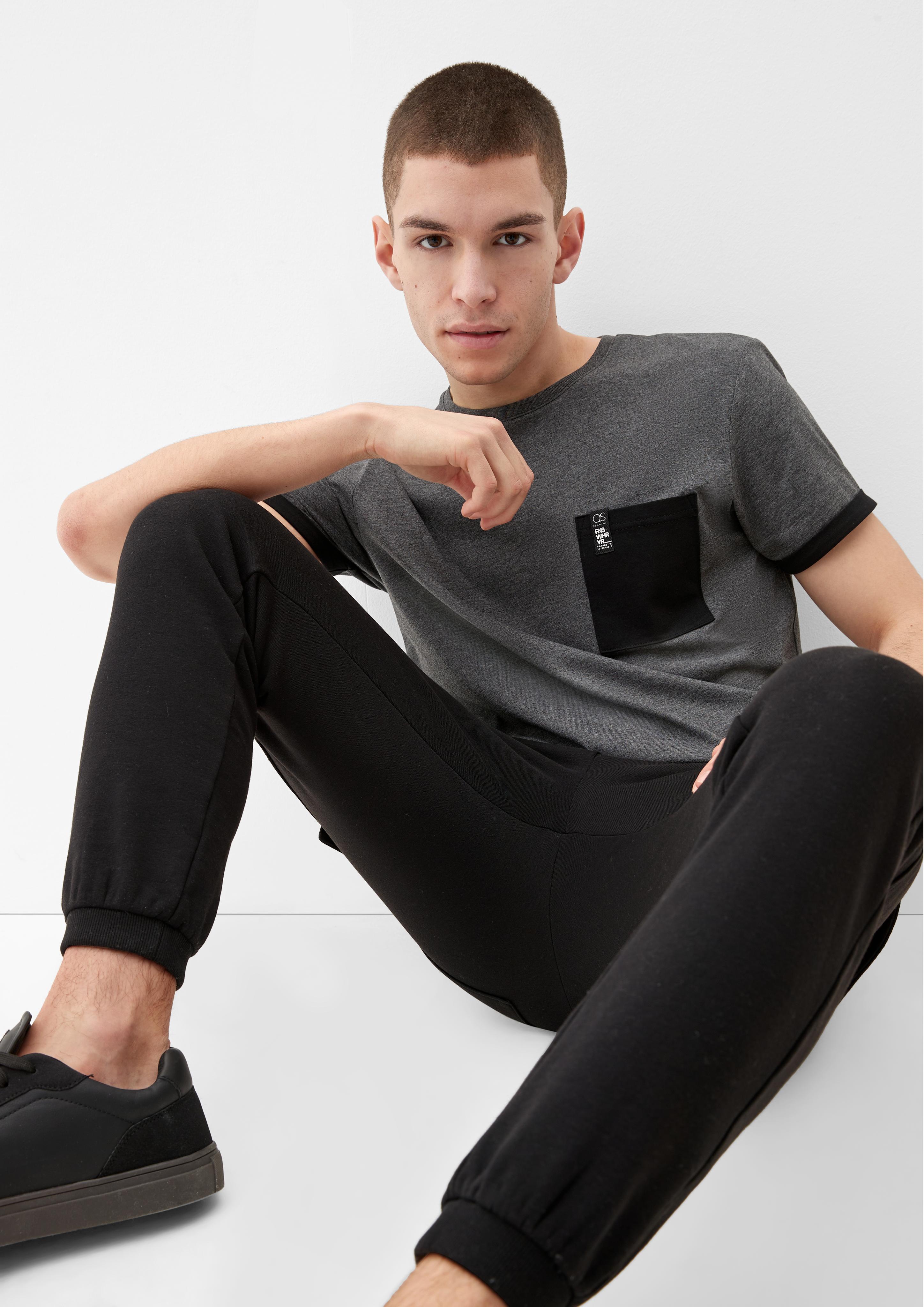 T-Shirt mit Brusttasche  2132855-99W0
