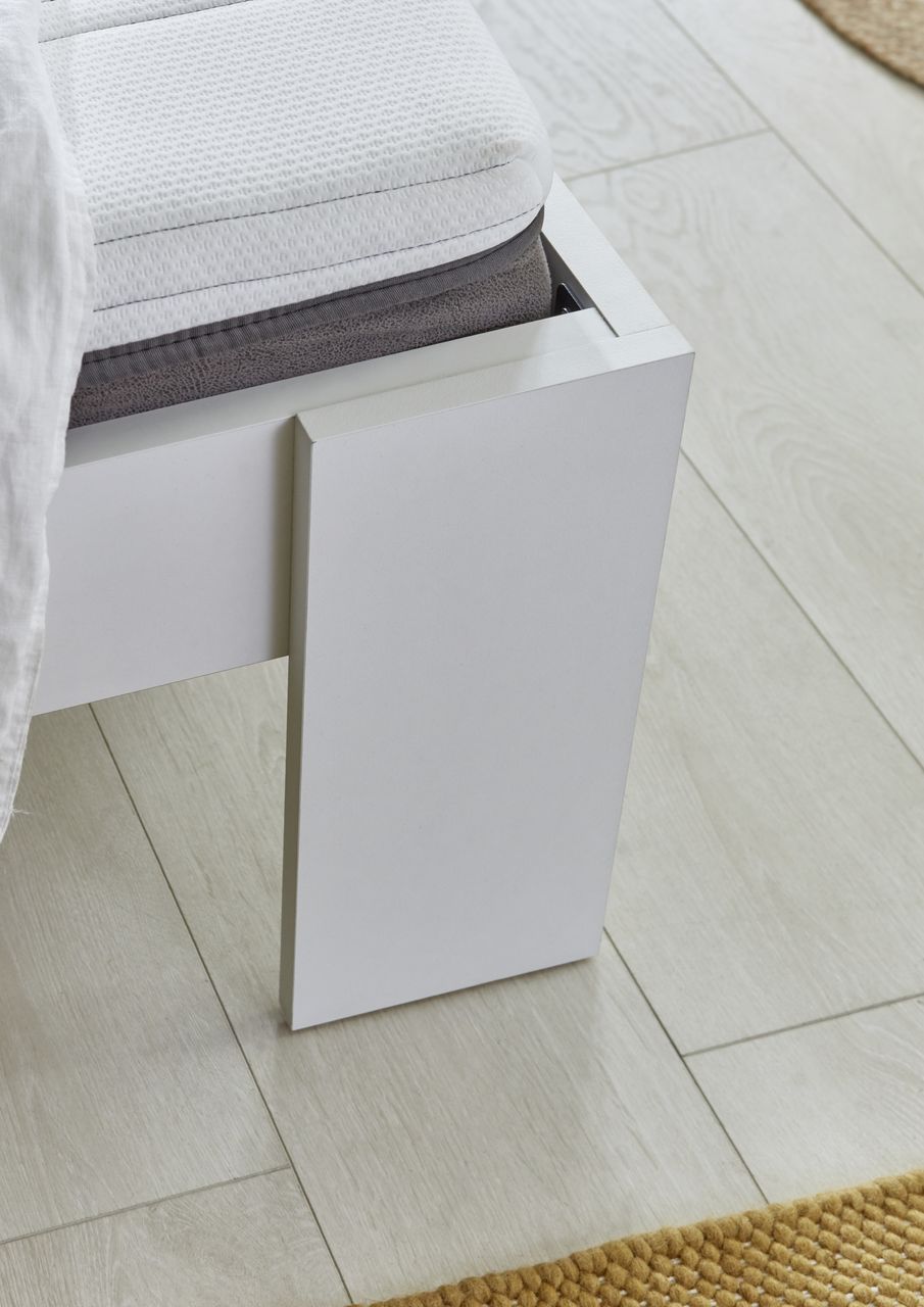 Relita Futonbett Lian, LF 140 x 200 cm, inkl. Kopfteil Lian, Rolllattenrost und Matratze