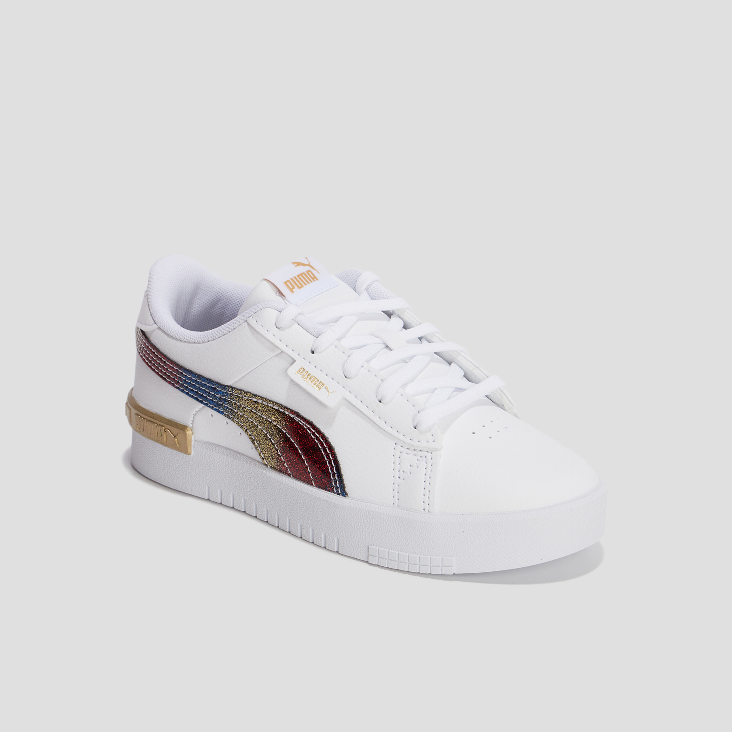 Tennis à lacets Puma Jada Olympic blanc fille | La Halle