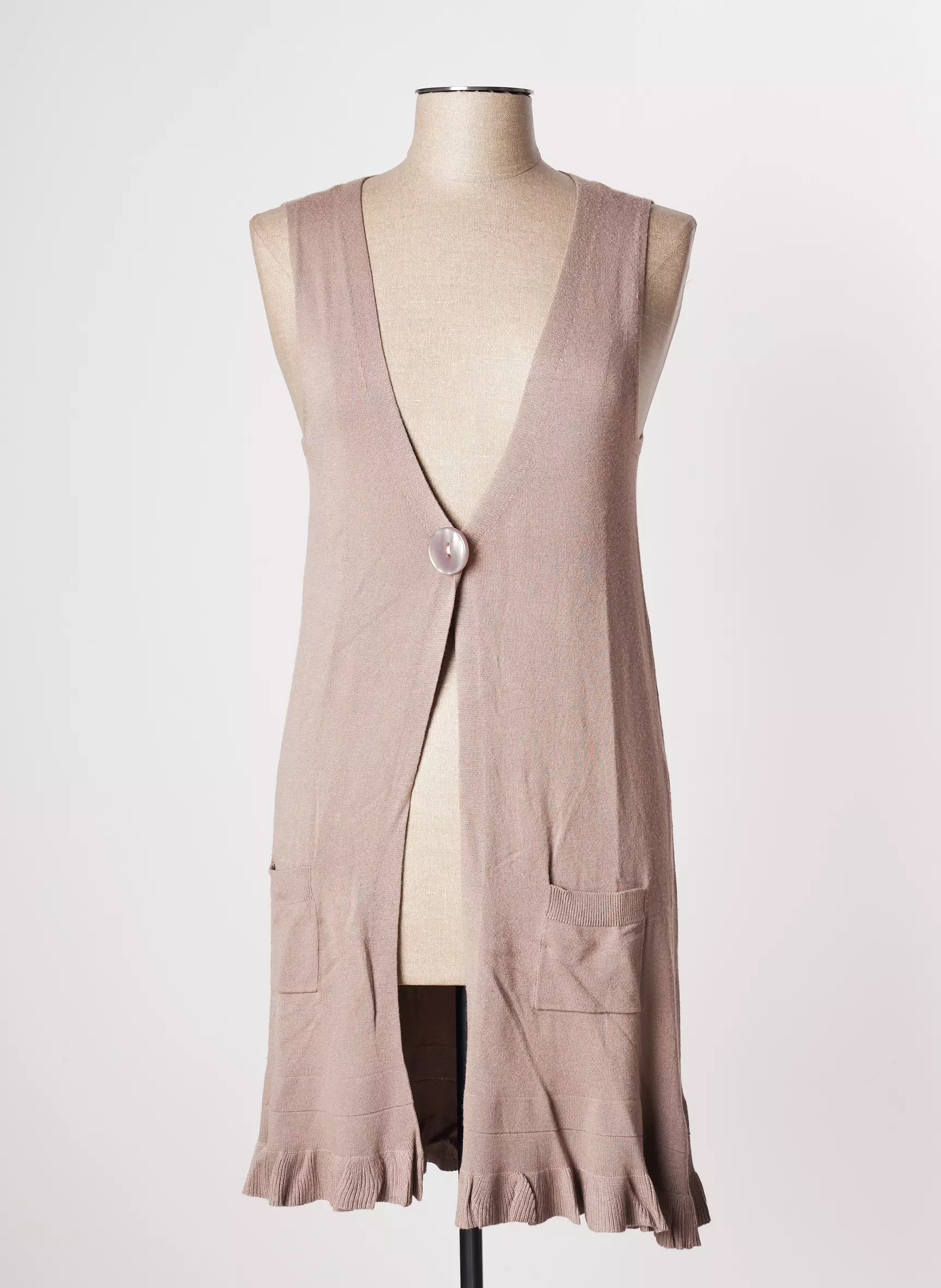 Sml Gilet Femme couleur beige