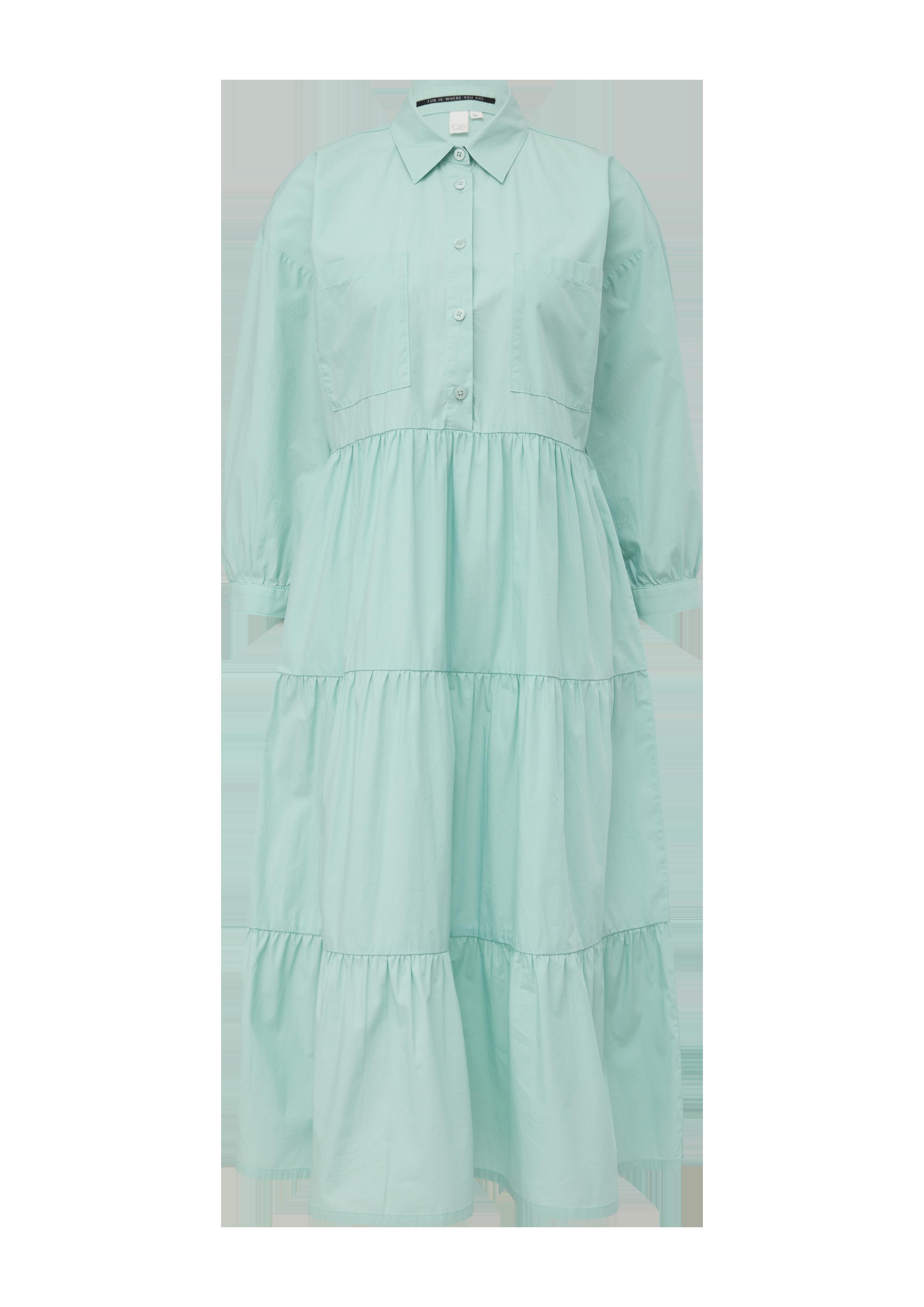 Stufenkleid mit Raffung  2124574-6092