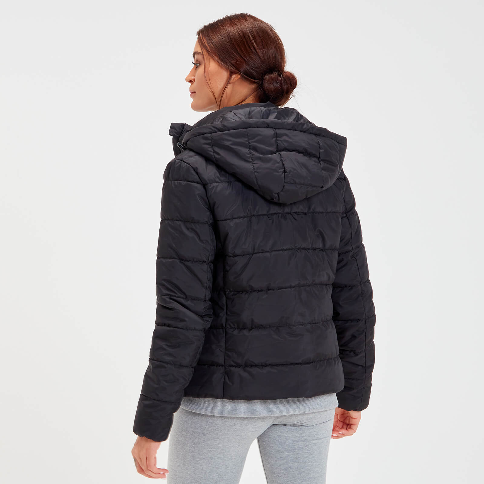 Doudoune à capuche légère et pliable MP Outerwear pour femmes – Noir