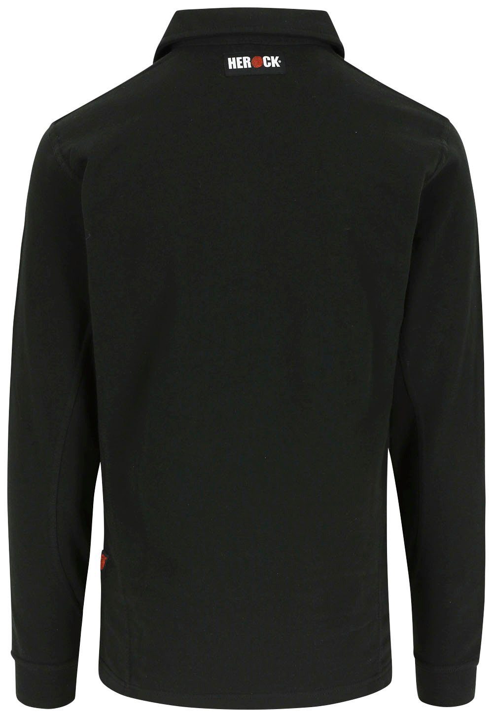 Herock Langarm-Poloshirt Troja Polo Langärmlig Angenehmes Tragegefühl, leicht figurformend, verschiedene Farben