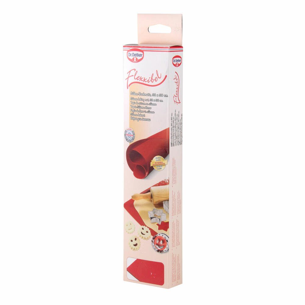 Dr. Oetker Backmatte Flexxible 30 x 38 cm, Platinsilikon