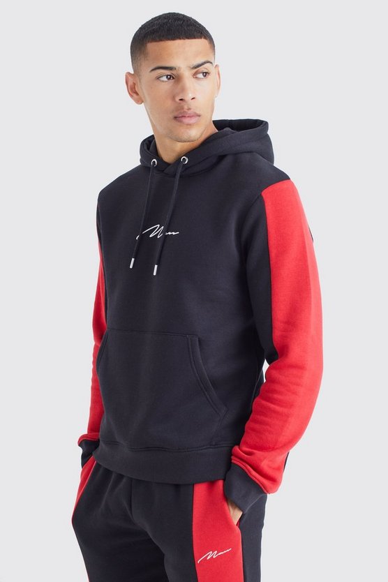 Slim-Fit Man Signature Colorblock Trainingsanzug