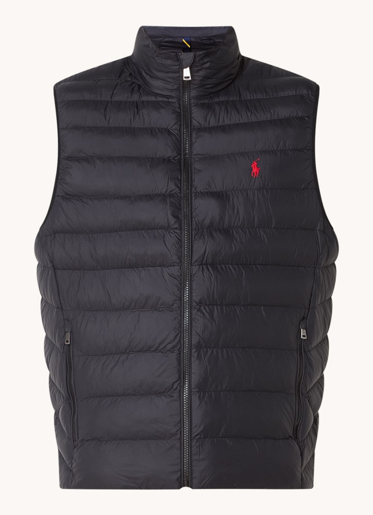 Ralph Lauren podstavljeni prsluk s džepovima na patentni zatvarač