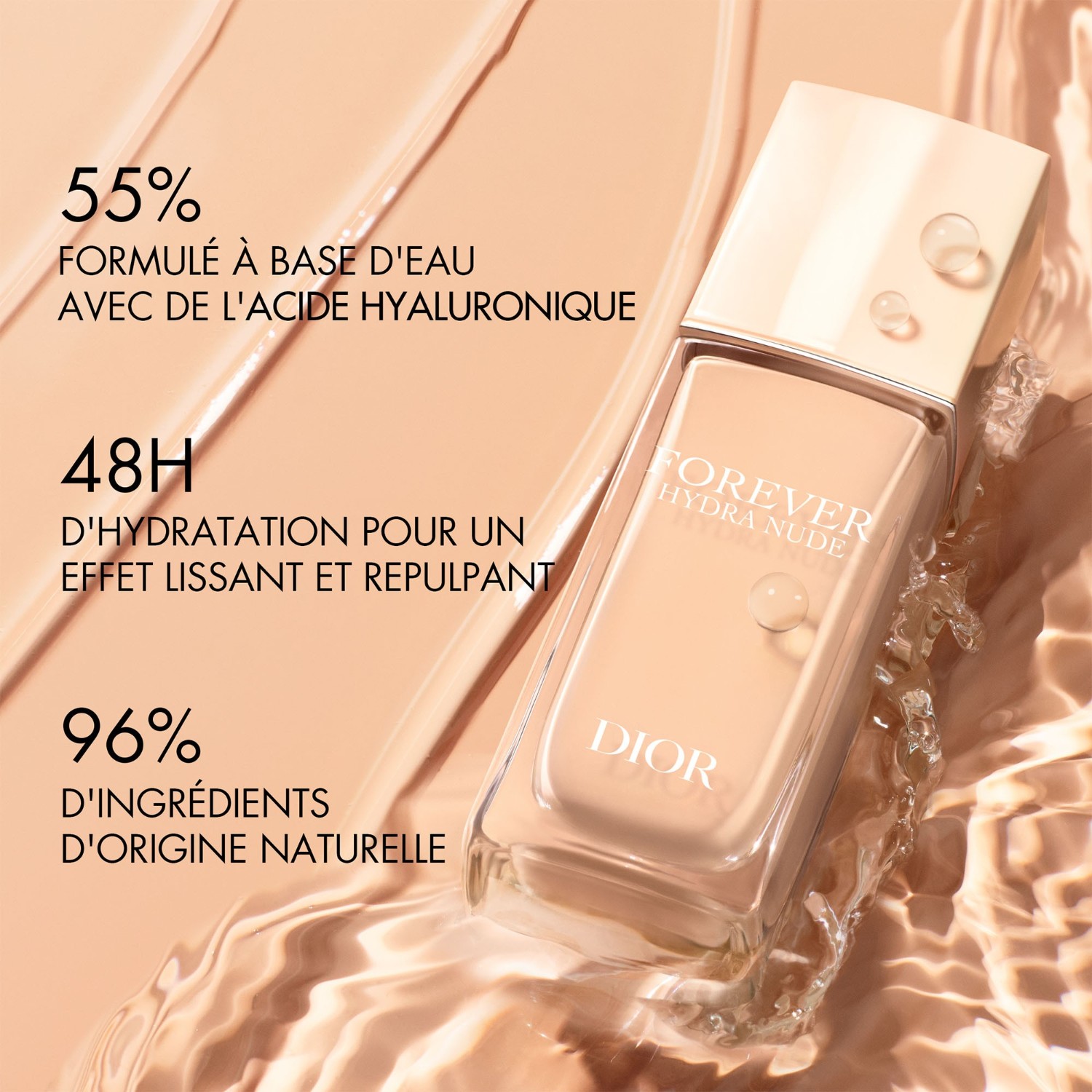 DIOR Hydra Nude - Podloga - 24-satno prirodno savršenstvo i 48-satna hidratacija