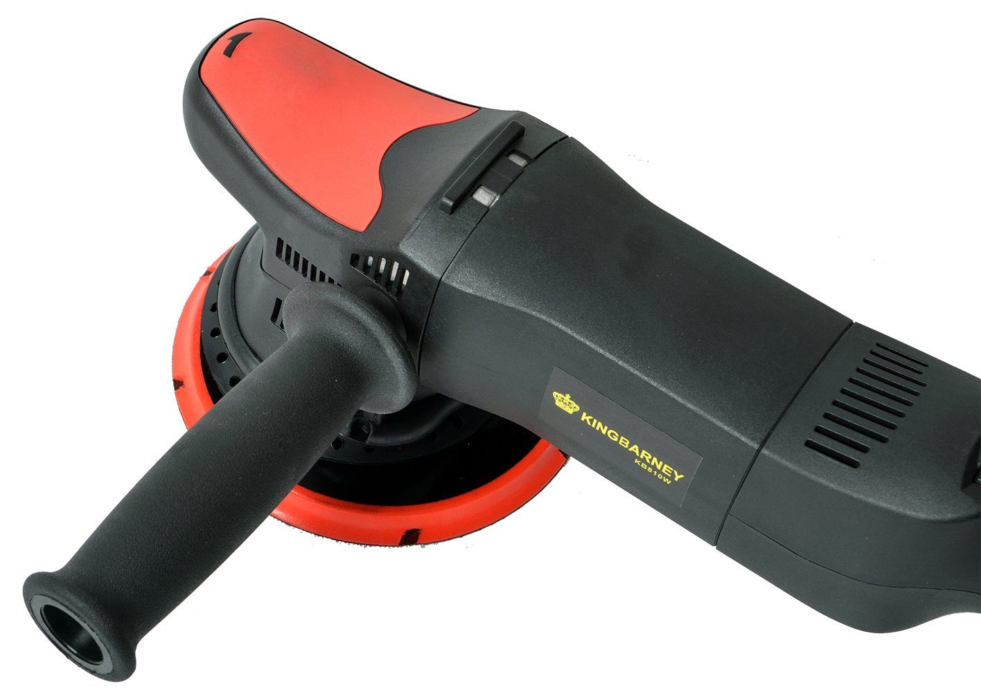 PROMAFIT Exzenter Poliermaschine Rotationspoliermaschine Polierer 810W 21mm Hub, 1650 min. U/min, 4800 max. U/min, Ø 150,00 mm, (Set), ohne Akku und Ladegerät, Poliermaschine für Rechts- und Linkshänder