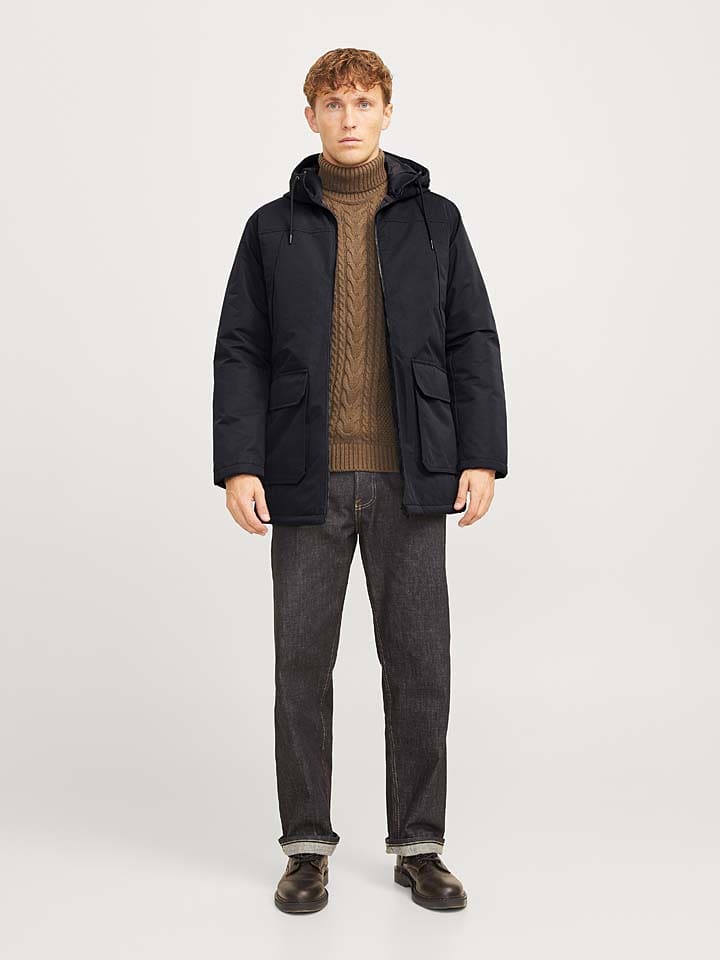 Jack & Jones Parka in Schwarz günstig kaufen