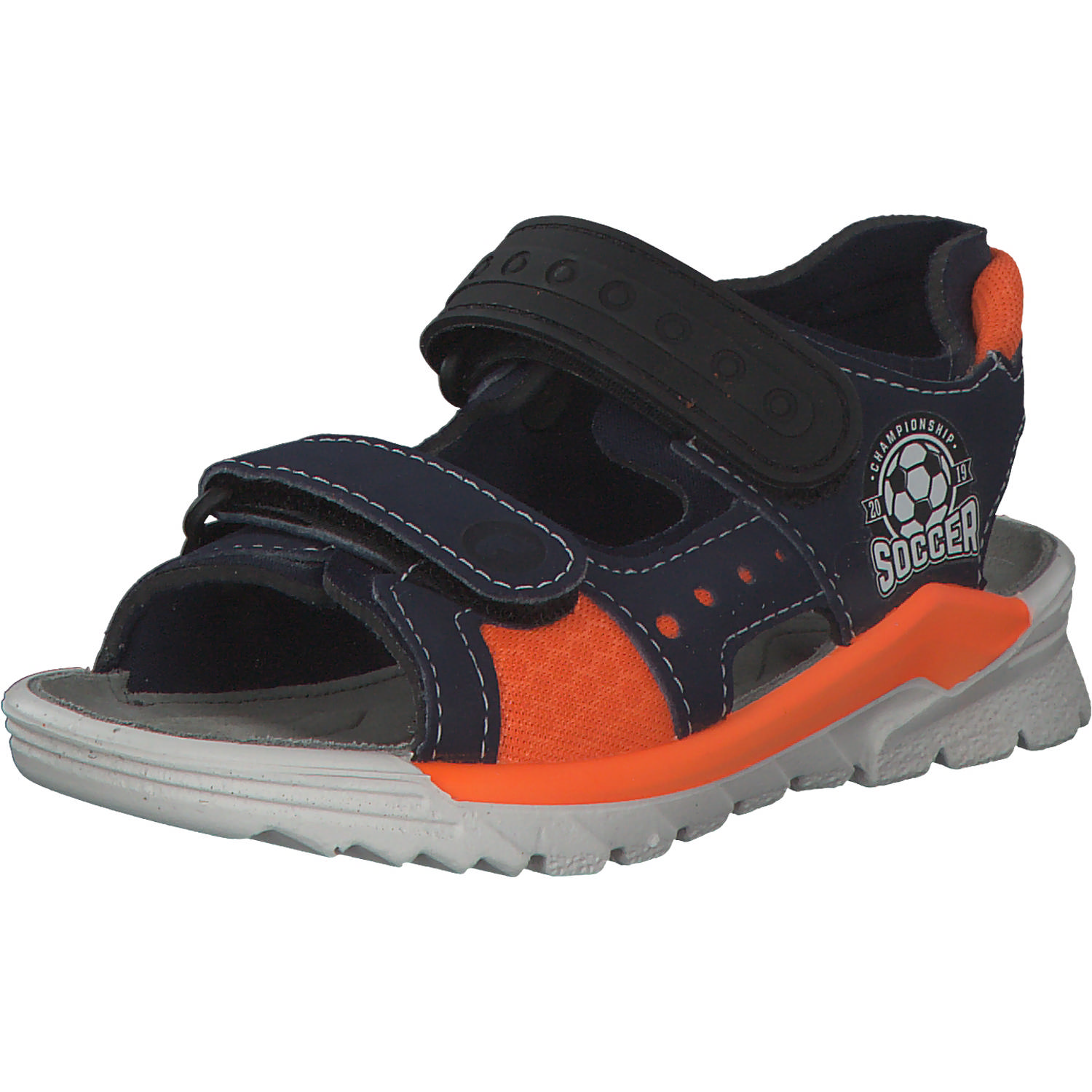 Ricosta Soccer 4523300, Sandalen (Kinder), Kinder, Blau (Nautic/Ozean)