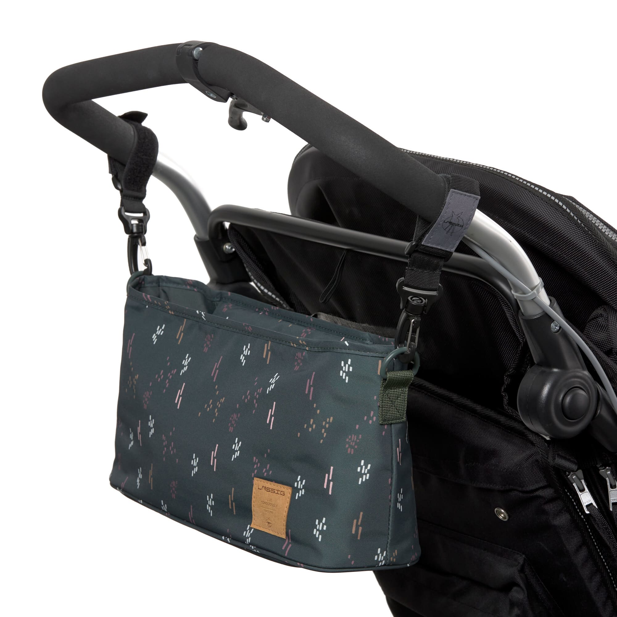 Kinderwagentasche - Buggy Organizer, Blobs Forest