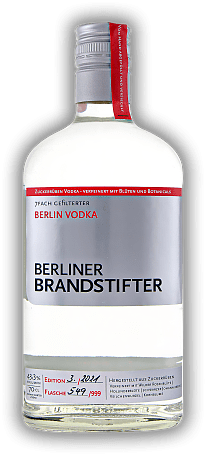 Berliner Brandstifter Vodka Berliner Brandstifter Vodka Vodka - verfeinert mit Berlin´s Blüten und Botanicals. 0,7	 Liter - Vol 43,3%