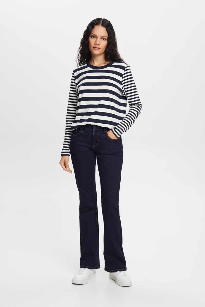 Bootcut Jeans mit mittelhohem Bund