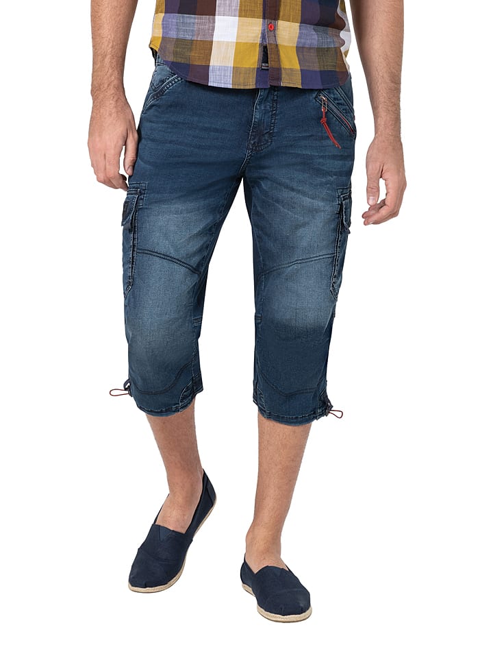 Timezone Jeans-Caprihose in Dunkelblau günstig kaufen