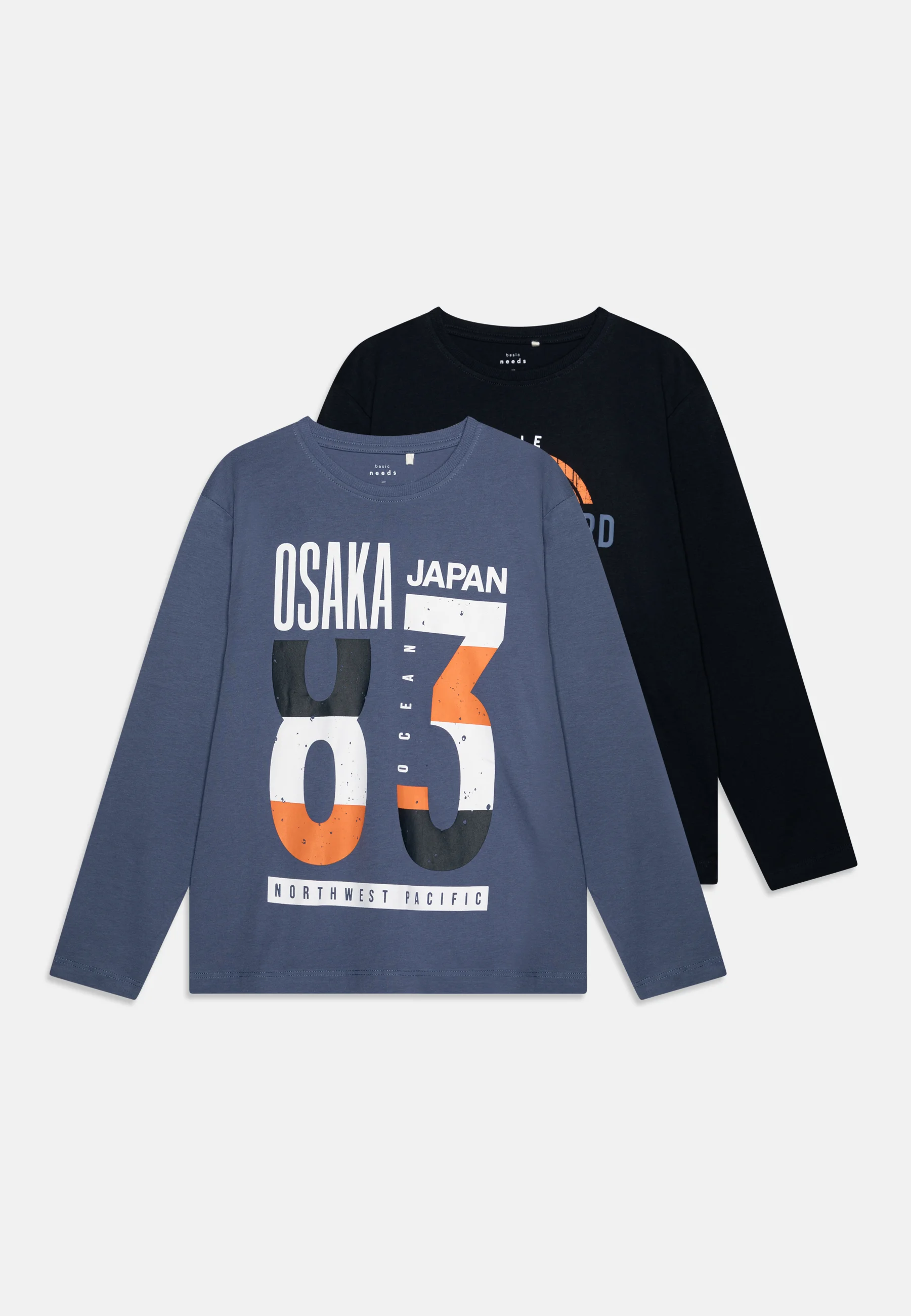 Camiseta de manga larga Name it NKMVAGNO LOOSE 2 PACK