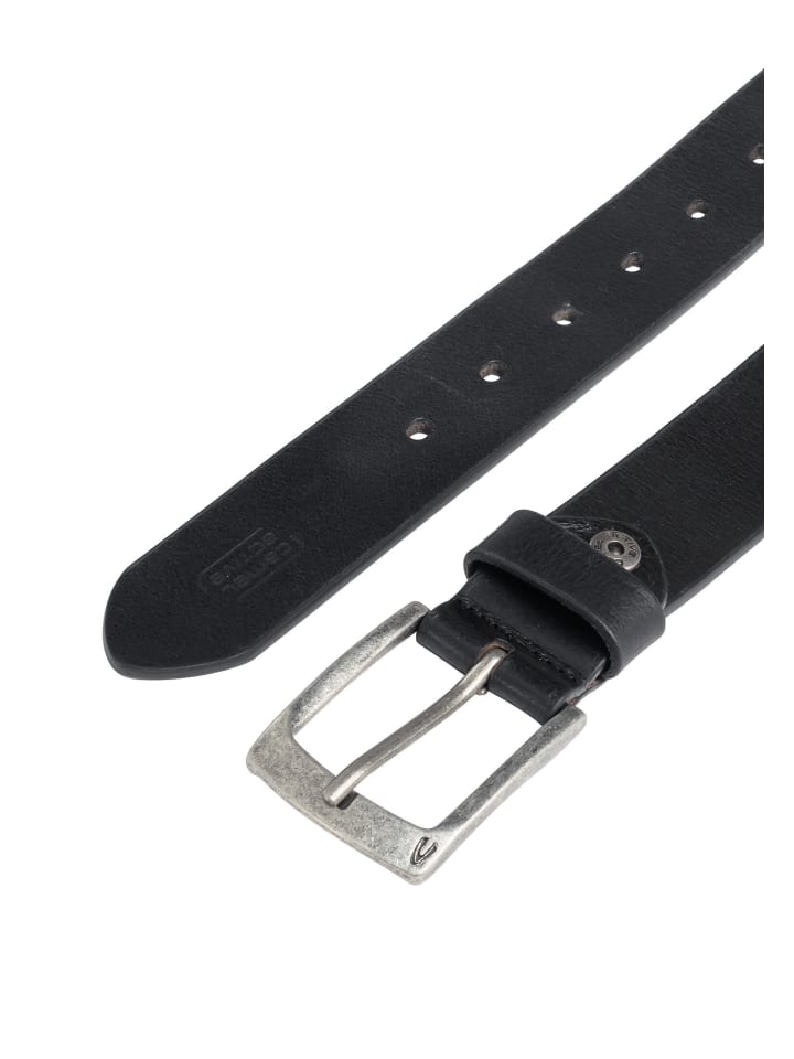 Camel Active Gürtel aus Leder in Schwarz günstig kaufen