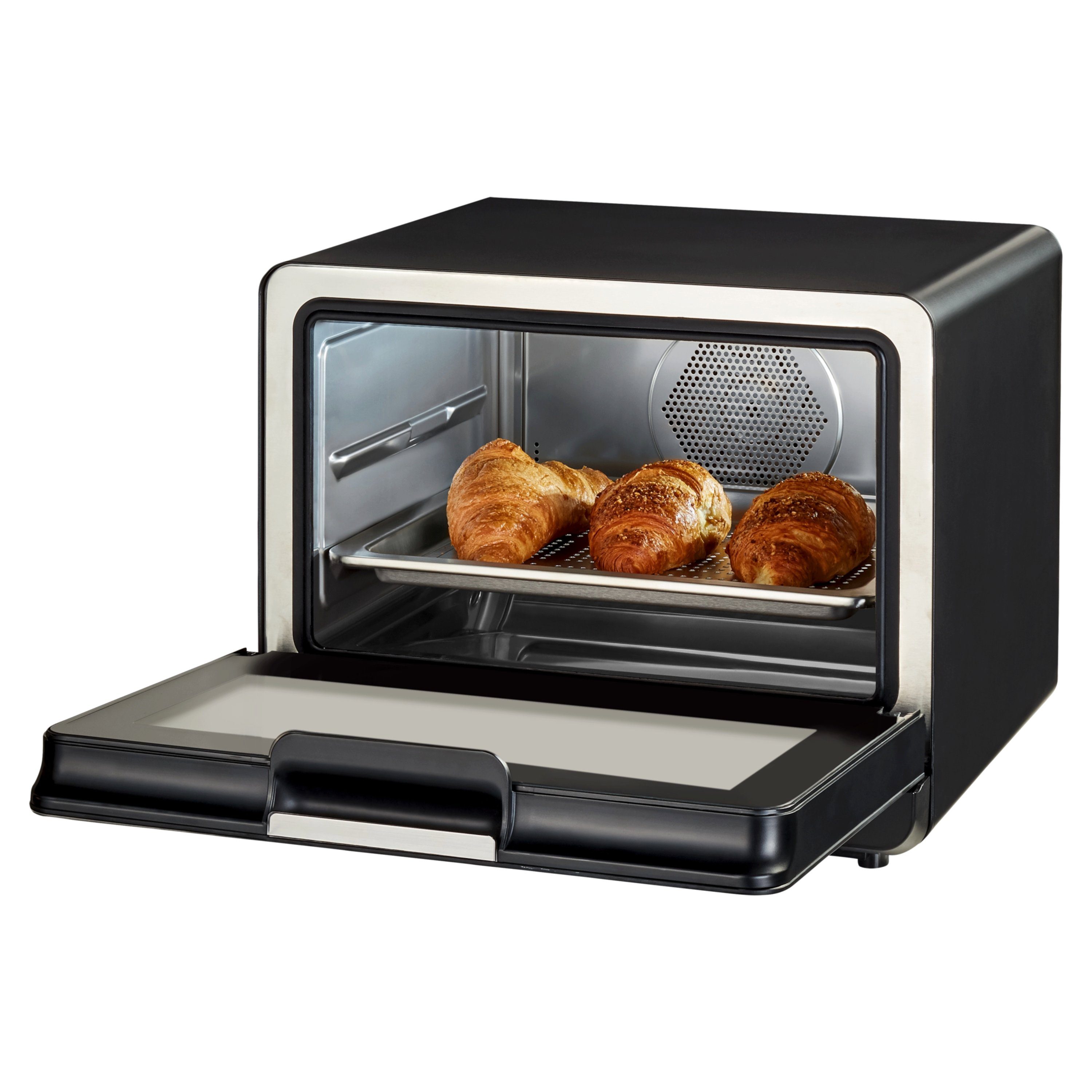 Medion® Mikrowelle Dampfgarofen Auftaufunktion LED-Display Automatikprogramme 20L, MD10450