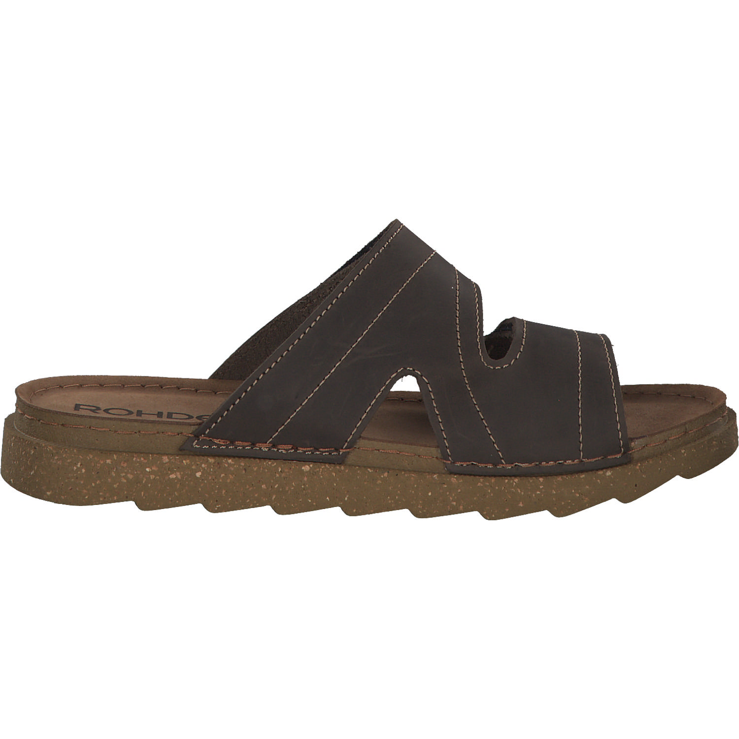 Rohde 5972, Pantoletten & Badeschuhe, Herren, MOCCA