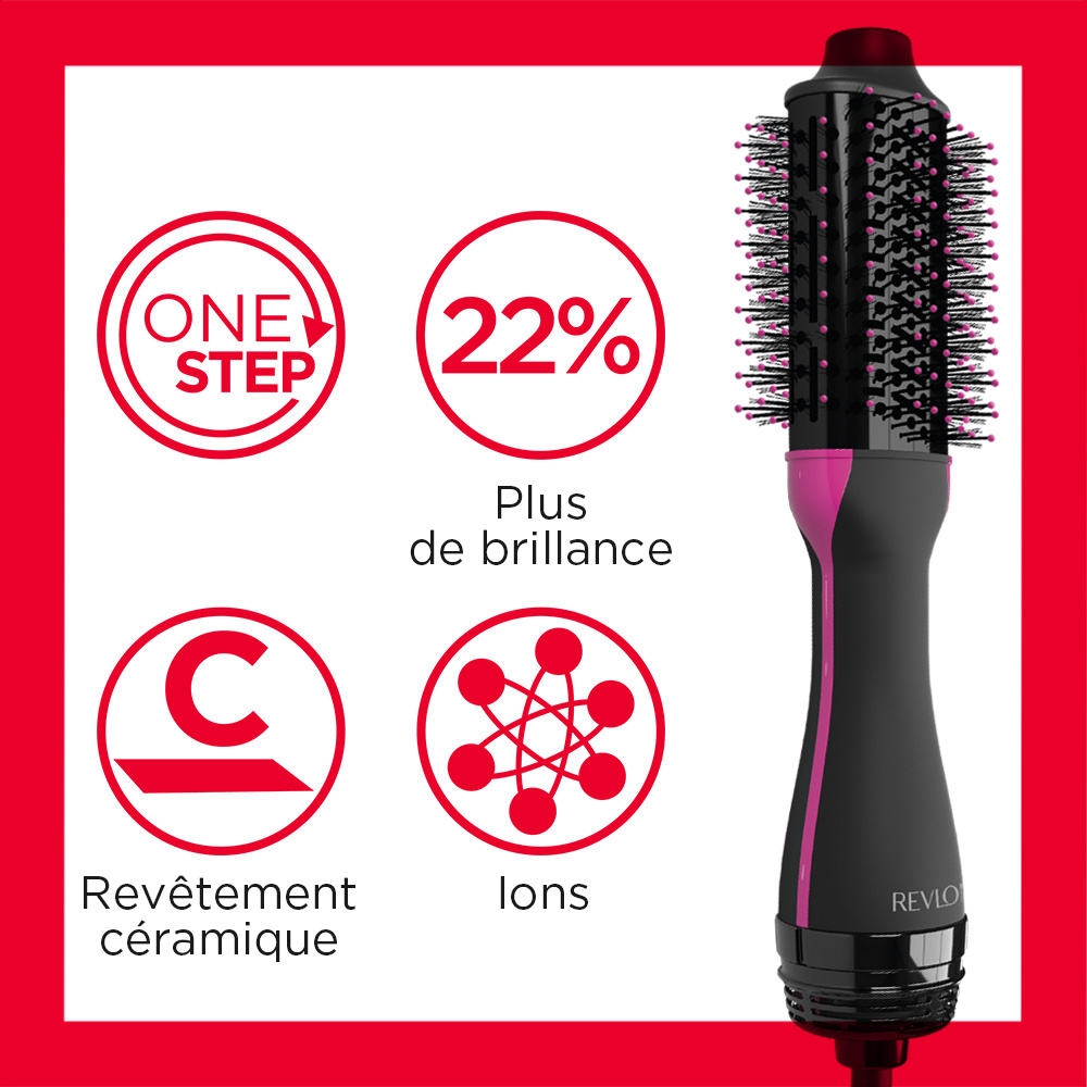 revlon accessories ONE-STEP VOLUMISANT SECHE-CHEVEUX MI-LONGS/COURTS Sèche Cheveux (courts) / volumisant