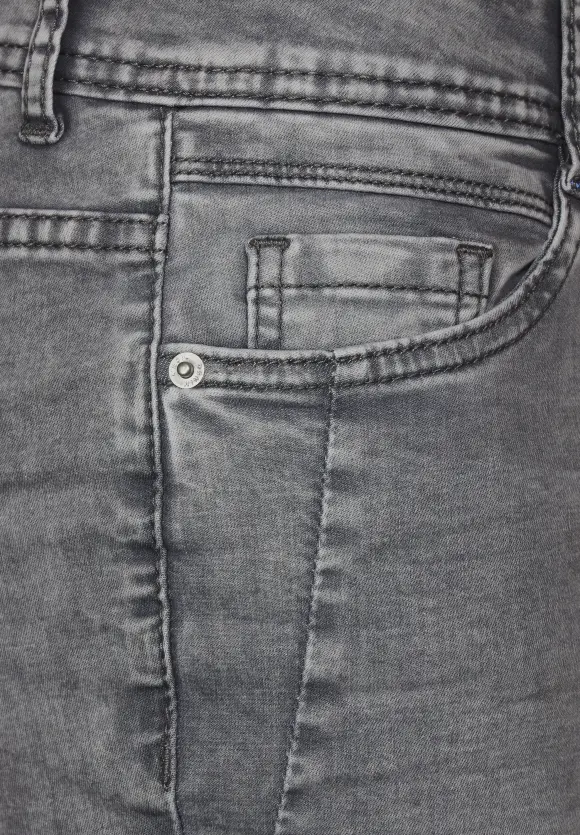CECIL Graue Loose Fit Jeans
