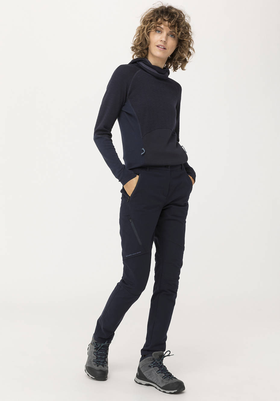 Softshell-Hose Slim Fit aus Bio-Baumwolle