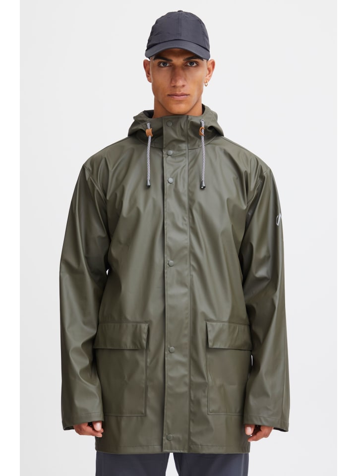 North Bend Regenjacke NBTorsten 191562MMM Sportliche Regenjacke mit Kapuze in Grün günstig kaufen