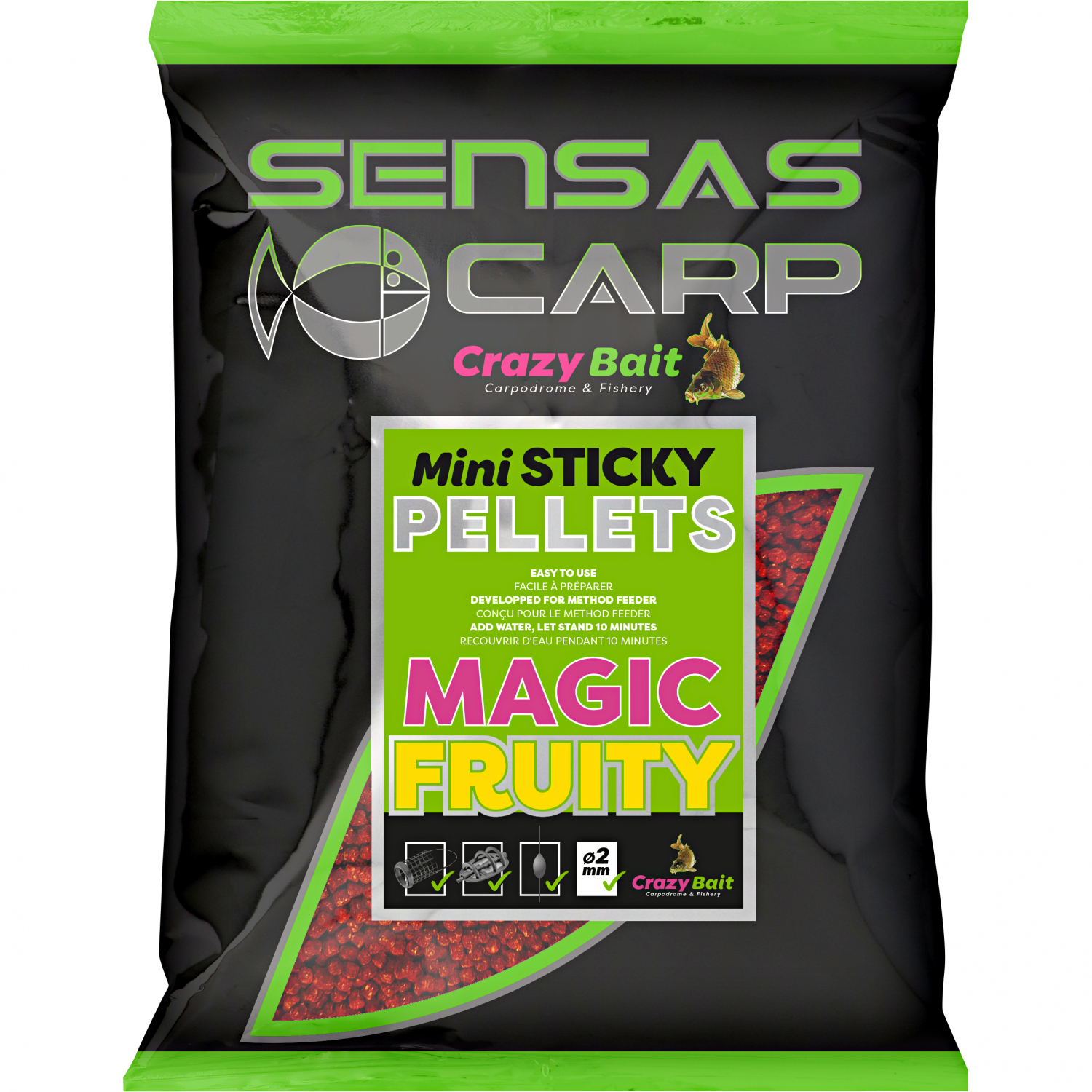 Sensas Mini Sticky Pellets (Magic Fruity)