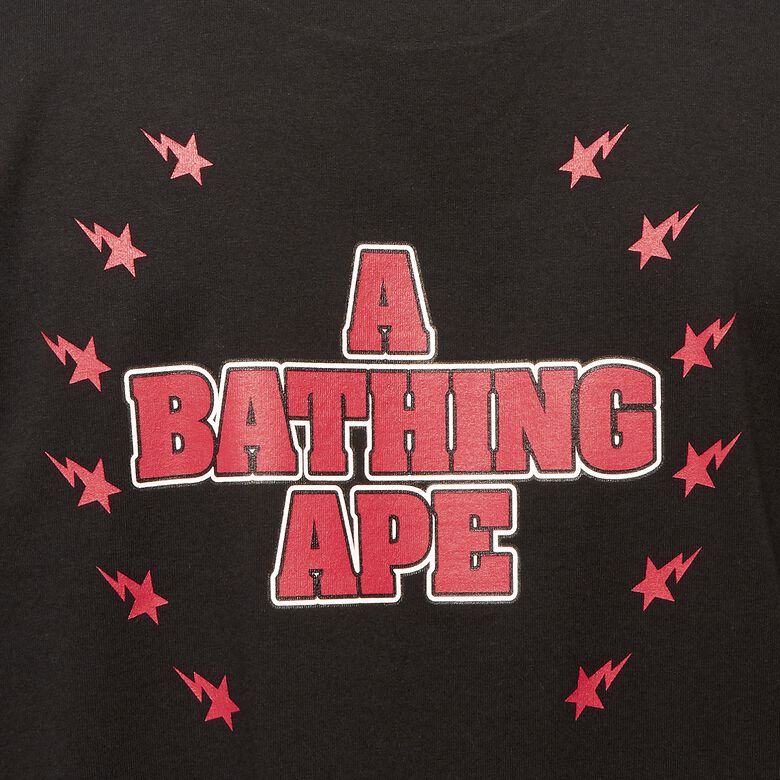 A Bathing Ape Crystal Stone Relaxed Tee black