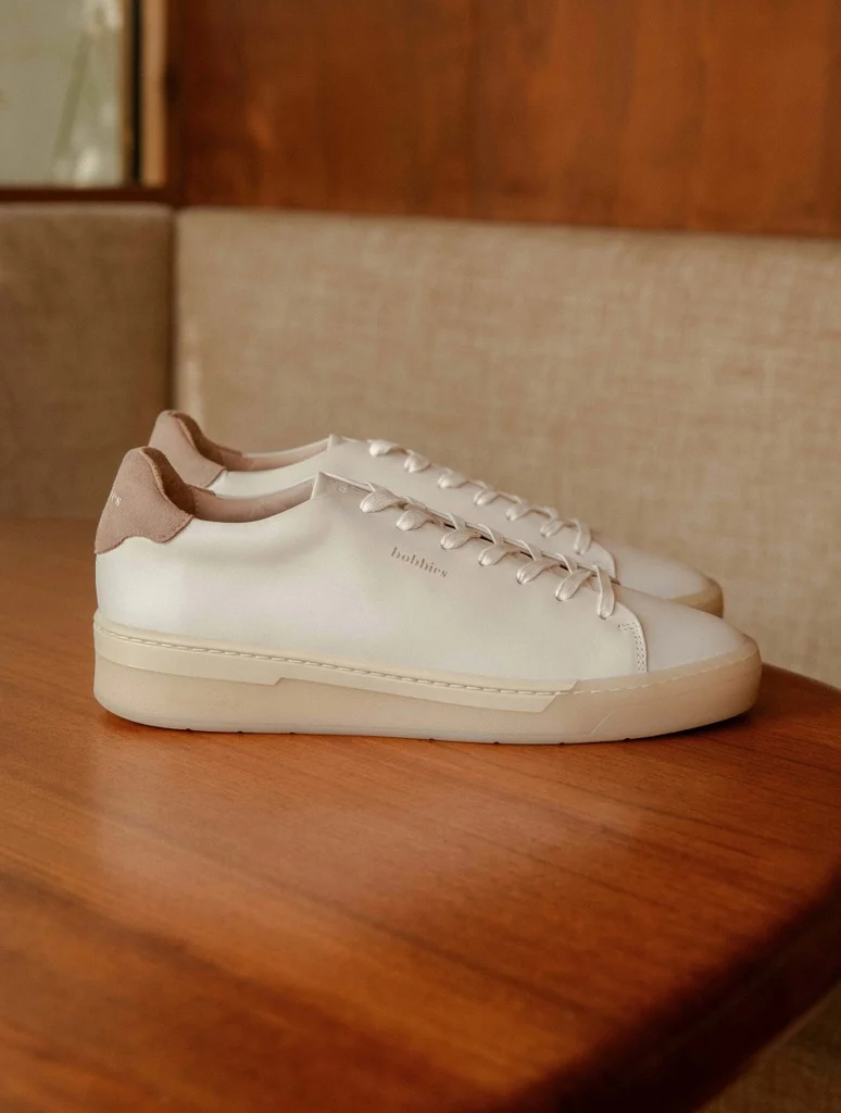 Shaun - Blanc Cassé & Taupe Lin