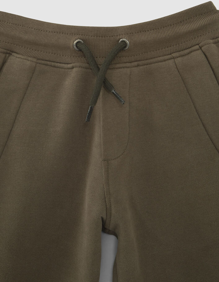Jogging kaki avec découpes garçon