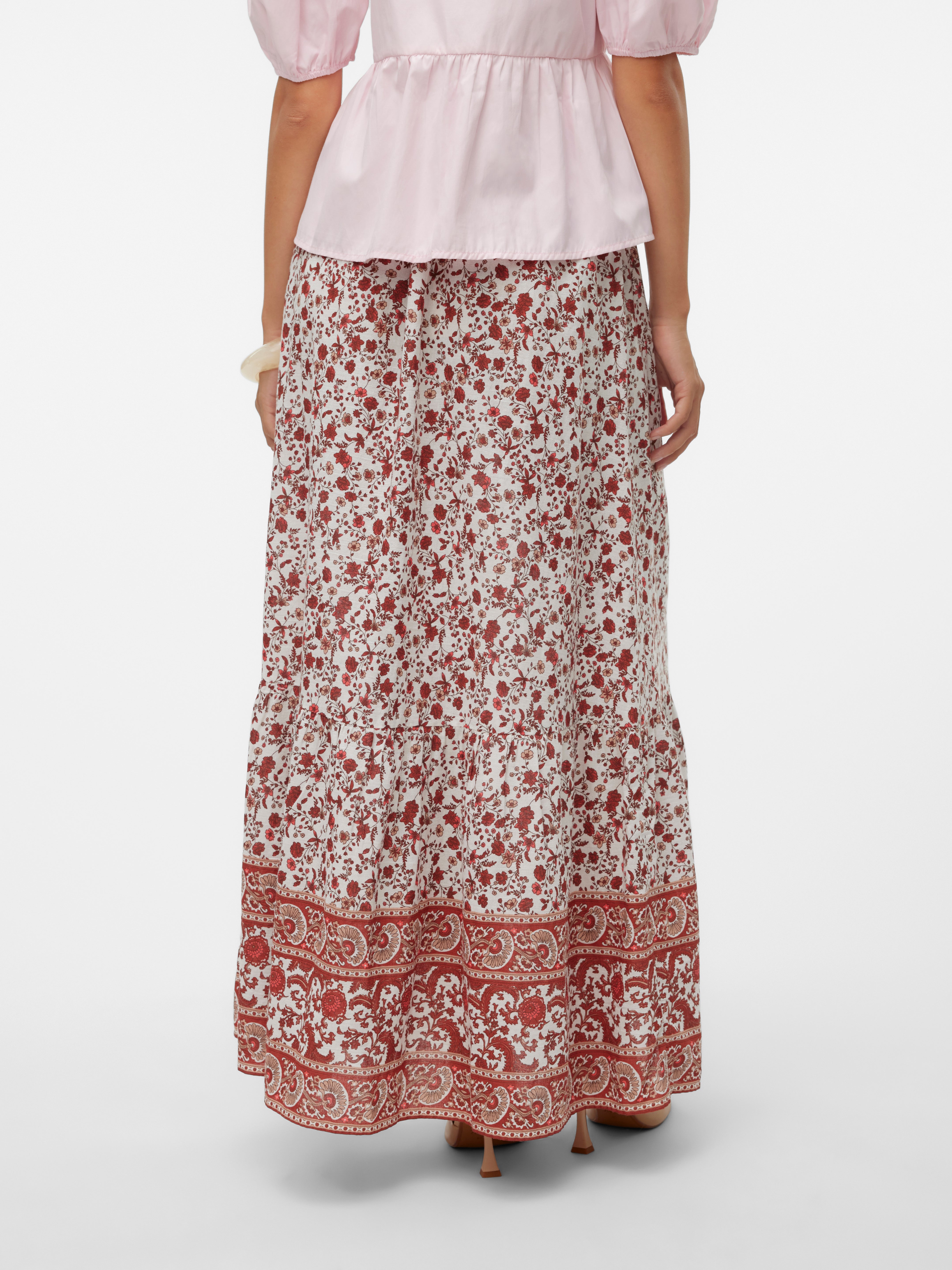 VMMILAN Hohe Taille Langer Rock