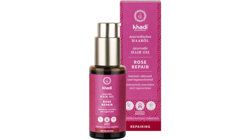 khadi Ayurvedisches Haaröl Rose Repair 50 ml