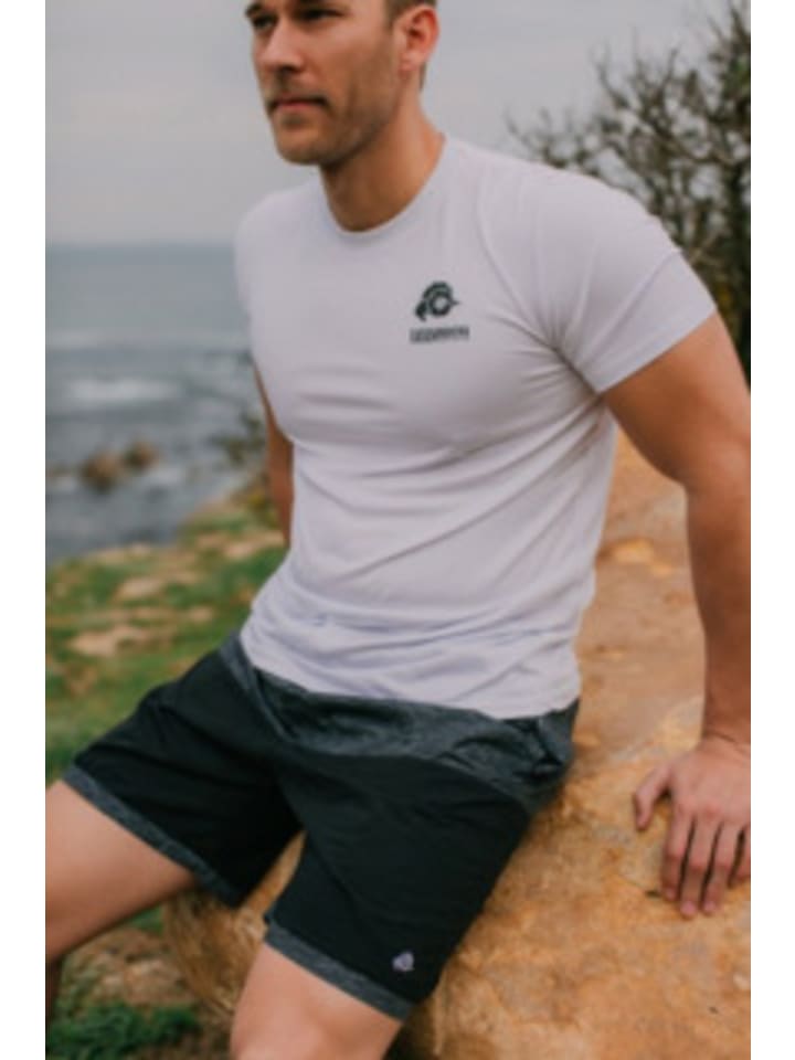 GUGGEN MOUNTAIN Badehose für Herren in schwarz in schwarz günstig kaufen
