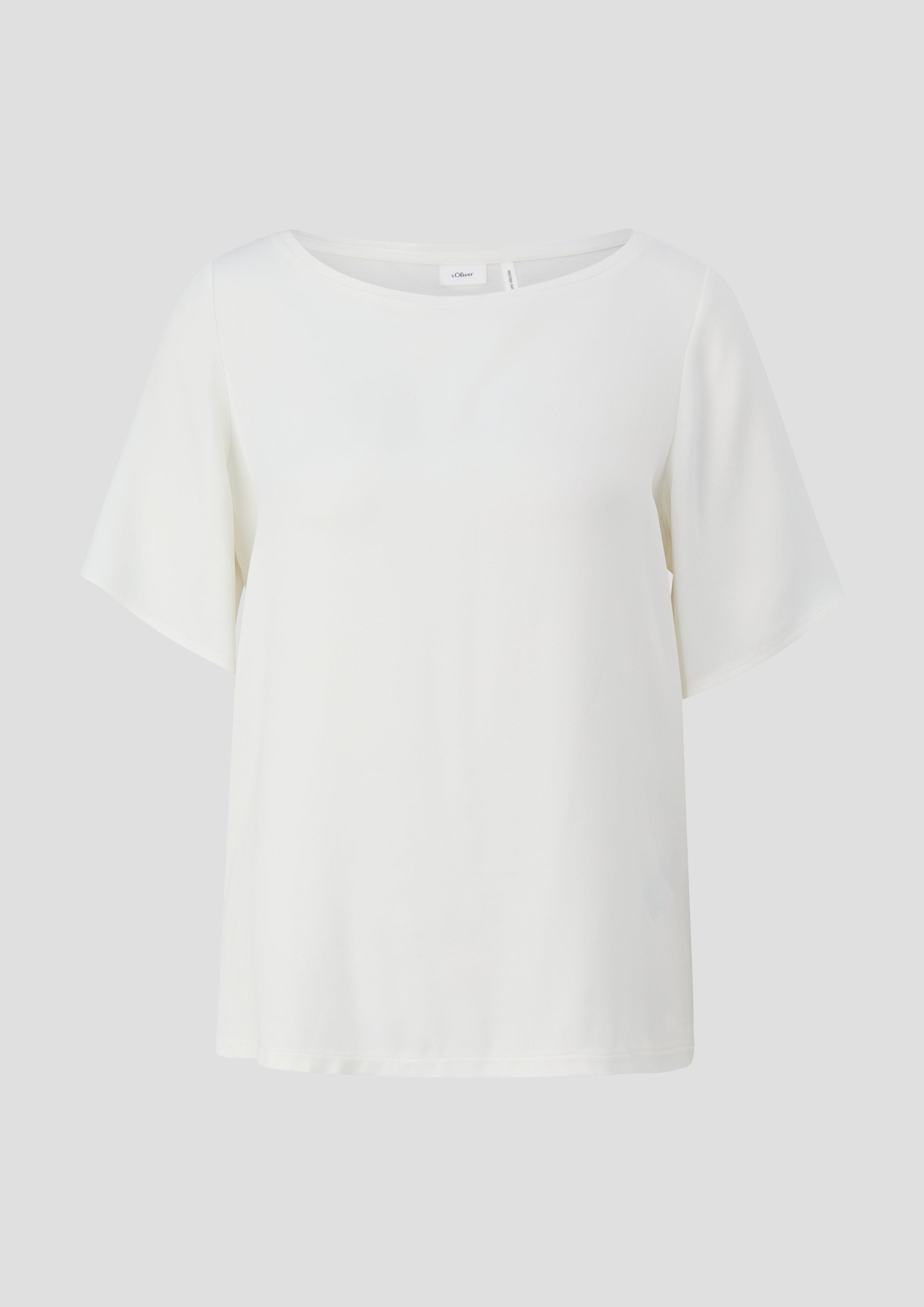 Viskoseshirt in Satin-Optik  2143878-0200