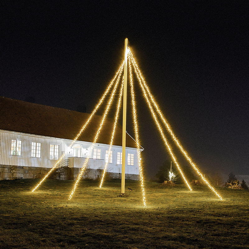 Light IT Flaggstanglys 2400 LED varmhvit Østerdalen