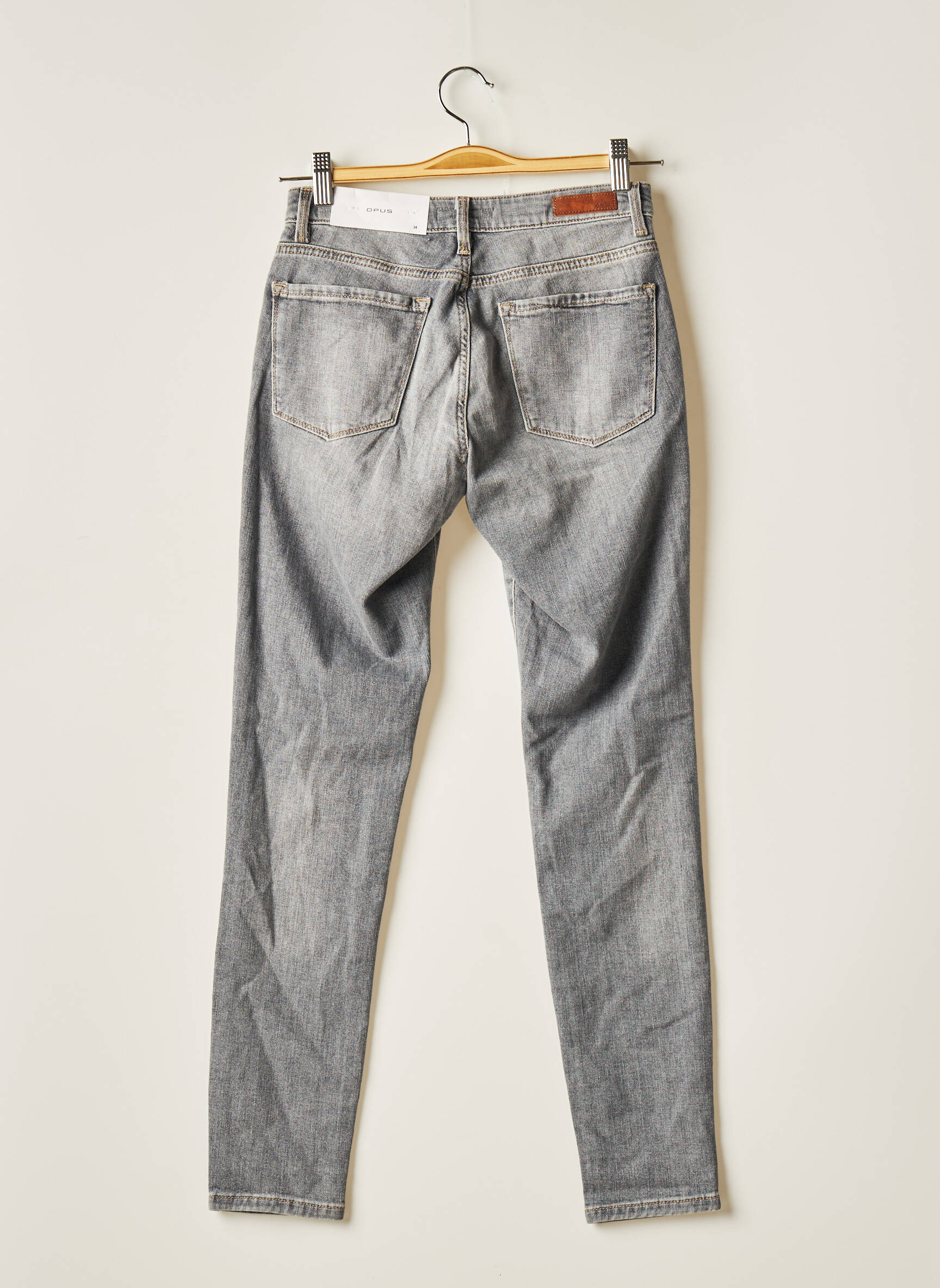 Opus Jeans Coupe Slim Femme couleur gris